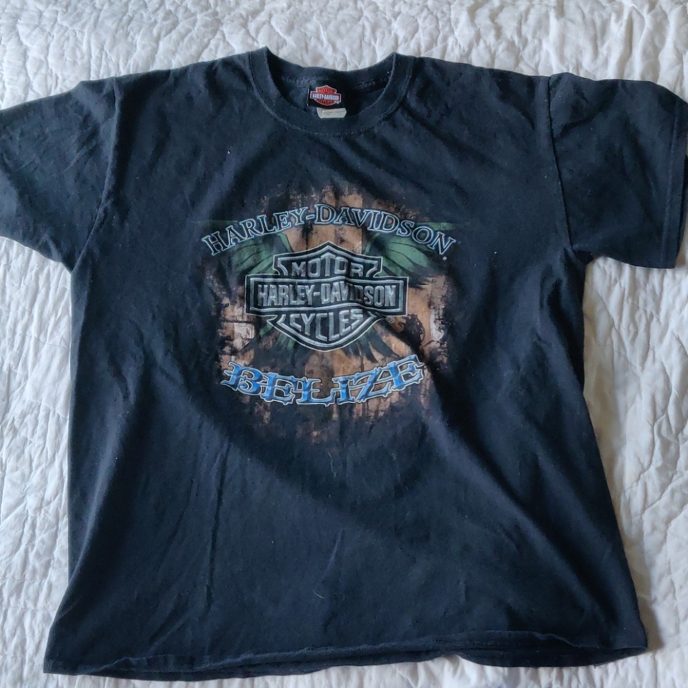 Men's size large Harley-Davidson black shirt